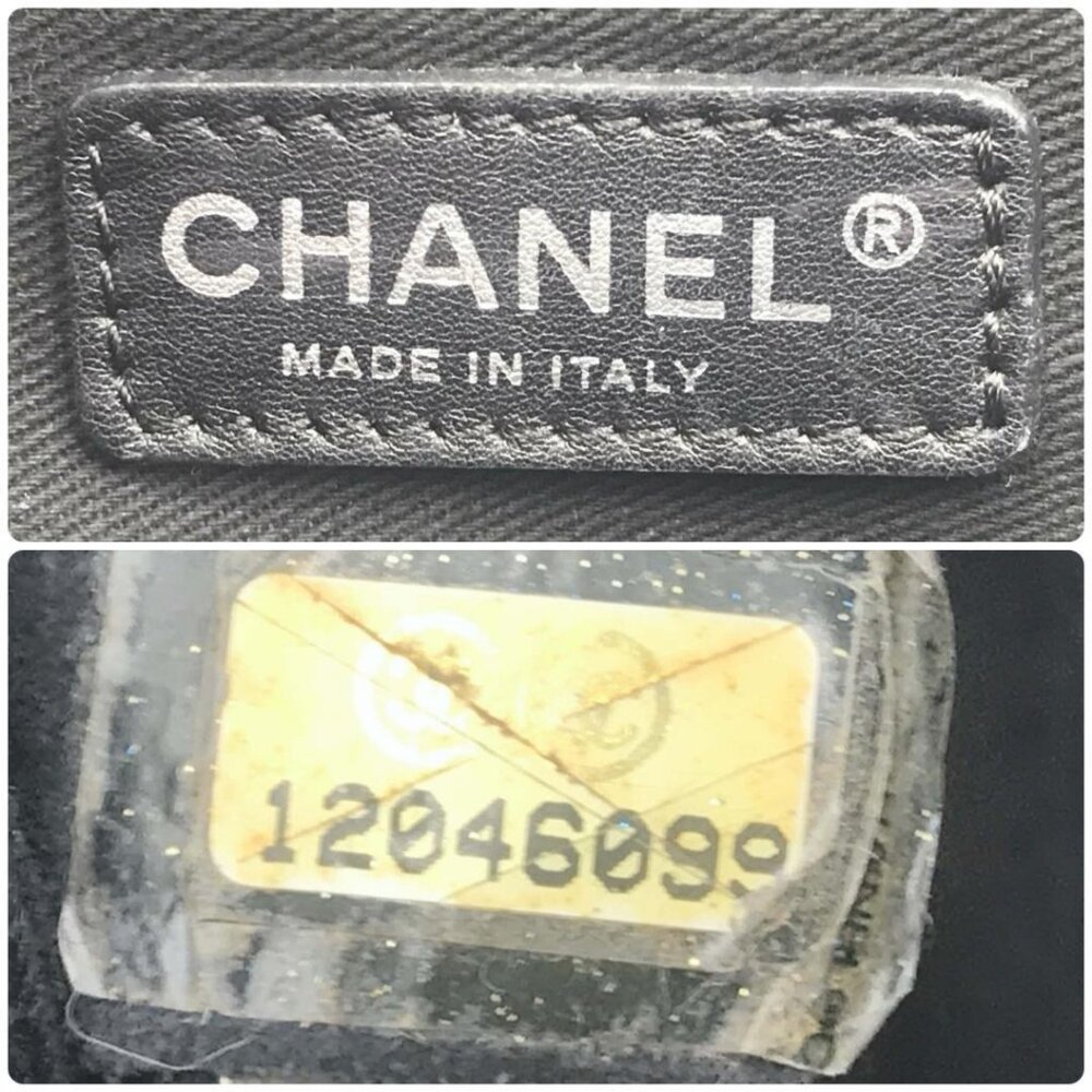Authentic CHANEL GST Caviar Grand Shopping Tote Quilted Chain Shoulder Bag Purse - Picture 16 of 16
